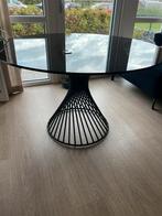 Ronde eettafel 120 cm, Huis en Inrichting, Tafels | Eettafels, Ophalen, 100 tot 150 cm, Rond, Zo goed als nieuw