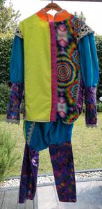 2 luxe gay parade carnaval slipjas feest  Carnavalskleding, Ophalen of Verzenden, Zo goed als nieuw, Kleding