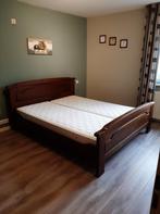 Eiken 2 persoons bed, Huis en Inrichting, Slaapkamer | Bedden, Ophalen, Gebruikt, Tweepersoons, 200 cm