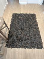 Mooi leer vloerkleed, Ophalen, Bruin, 50 tot 100 cm, Zo goed als nieuw