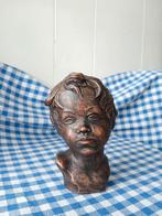 Kinderhoofdje, kinderkopje, gemerkt 13x9 jongen of meisje., Antiek en Kunst, Ophalen of Verzenden