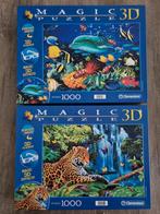Magic 3D puzzel Jaguar en Dolfijn, 500 t/m 1500 stukjes, Legpuzzel, Zo goed als nieuw, Ophalen