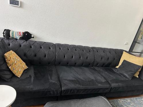 Rofra Royal Grande Chesterfield XL–360 cm-Ecoleer, Huis en Inrichting, Banken | Bankstellen, Gebruikt, Rechte bank, Vierpersoons of meer