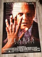 Anthony Hopkins Original Cinema Vynil Poster Hearts in Atlan, Rechthoekig Staand, Verzenden, Deurposter of groter, Zo goed als nieuw