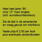 Heel veel jaren '80 vinyl 12''/12inch maxi singles, Ophalen of Verzenden, 1980 tot 2000, Gebruikt, 12 inch