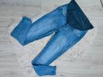 H&M Mama Zwangerschapsbroek Skinny Blauw Maat M, Maat 38/40 (M), Blauw, Ophalen of Verzenden, Zo goed als nieuw