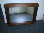 Eiken spiegel, Gebruikt, Ophalen of Verzenden, 75 tot 100 cm, Minder dan 100 cm