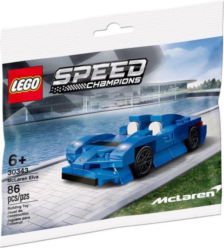 LEGO Polybag - Speed Champion McLaren Elva, Kinderen en Baby's, Speelgoed | Duplo en Lego, Zo goed als nieuw, Lego, Complete set