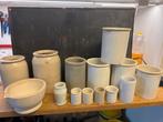Hele set apothekerspotten en vijzel, Antiek en Kunst, Ophalen