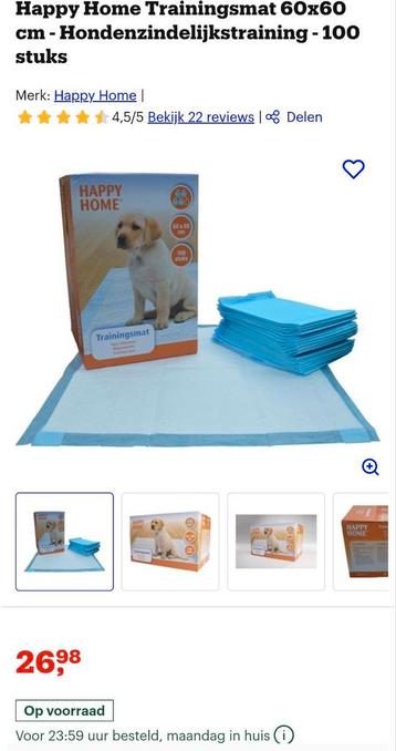 109 Puppy trainings matten beschikbaar voor biedingen