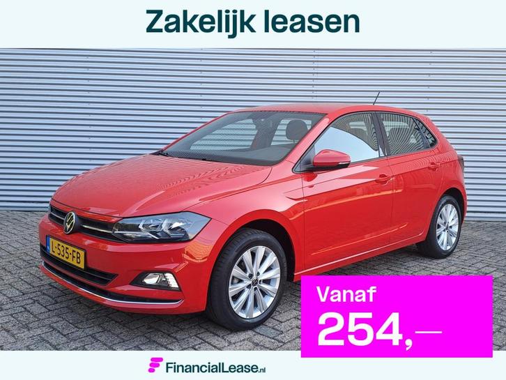 Volkswagen Polo 1.0 TSI Highline ECC | LM Velgen | Bluetooth, Auto's, Volkswagen, Bedrijf, Lease, Financial lease, Polo, ABS, Adaptive Cruise Control