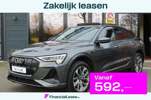 Audi e-tron Sportback 55 quattro S-Line 95 kWh Pano/Matrix L, Auto's, Audi, Bedrijf, Lease, Financial lease, e-tron, ABS, Achteruitrijcamera