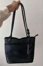 Leren Kevim tas, Sieraden, Tassen en Uiterlijk, Tassen | Damestassen, Ophalen of Verzenden, Gebruikt, Zwart, Handtas