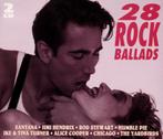 28 Rock Ballads (2 CD), Ophalen of Verzenden, Zo goed als nieuw, Pop