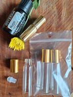3 rollerflesjes voor essentiële olie 10 ml/glas/transparant, Ophalen of Verzenden, Nieuw, Aroma