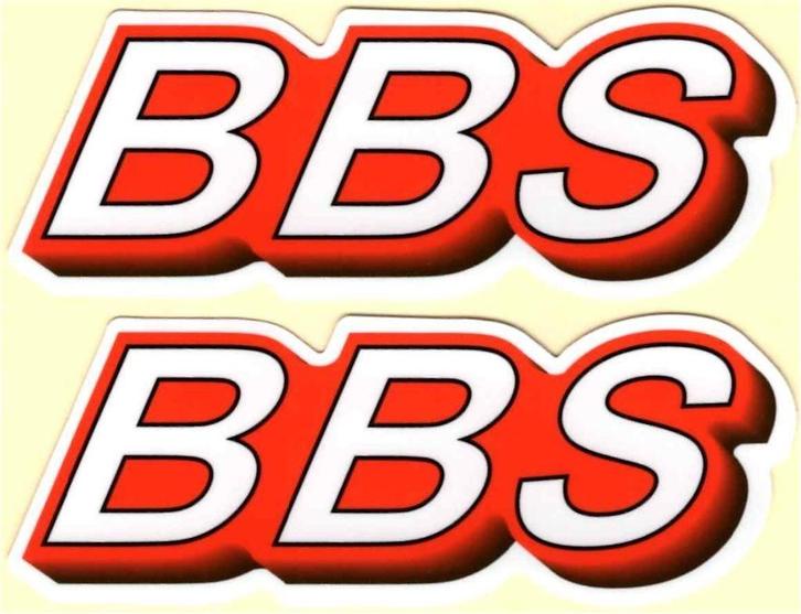 BBS sticker set #1, Motoren, Accessoires | Stickers, Verzenden