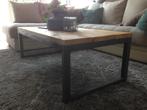Stoere industriële salontafel, Ophalen, 100 tot 150 cm, 50 tot 100 cm, Metaal