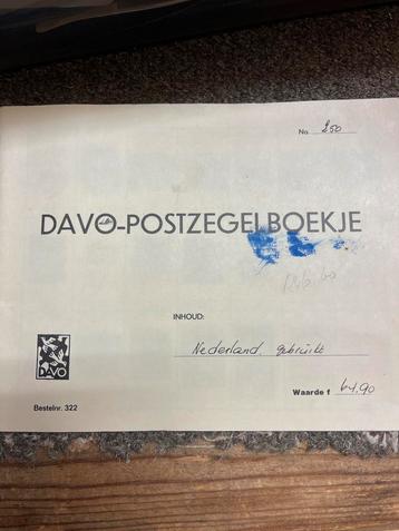 Davo Postzegelboekje - Nederland beschikbaar voor biedingen
