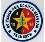 Gezocht Leuven 13de editie Scouting Padvinderij, Verzamelen, Scouting, Ophalen of Verzenden, Zo goed als nieuw, Embleem, Speld of Insigne