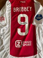 Ajax voetbal shirt gesigneerd door Brian Brobbey, Ophalen of Verzenden, Zo goed als nieuw, Ajax, Shirt
