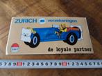 sticker ZURICH verzekeringen de loyale partner  1987, Ophalen, Zo goed als nieuw, Sticker