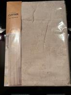 Beige vitrage kant en klaar 140x245 4stuks, Ophalen, Zo goed als nieuw, Beige, 200 cm of meer