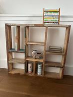 Vintage Houten Wandrek, Ophalen, Zo goed als nieuw