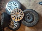 Autovelgen plus wieldoppen, Auto-onderdelen, Banden en Velgen, Ophalen, Gebruikt, 15 inch, Banden en Velgen