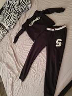 Siksilk trainingspak/ huispak maat s/m zwart, Ophalen of Verzenden, Zo goed als nieuw, Zwart