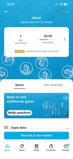 Glazen spaaractie, Albert Heijn, Ophalen