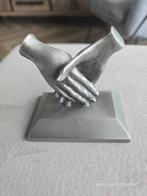 Tinnen beeldje van twee handen - NIL Zinn Pewter, Antiek en Kunst, Antiek | Tin, Ophalen of Verzenden