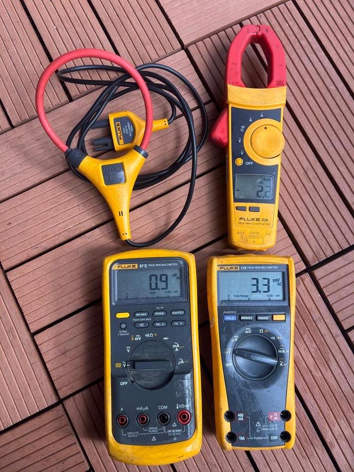 Fluke 87, 175 & 336 Meetapparatuur Set, Auto diversen, Autogereedschap, Gebruikt, Ophalen of Verzenden