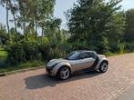Smart Roadster 2003 cabrio grijs sofftop, Auto's, Smart, Automaat, Euro 5, Zwart, Zwart