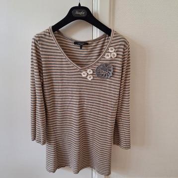 Max mara shirt m beige grijs mt S  beschikbaar voor biedingen