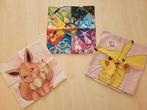3 Pokemon Eevee Pikachu sier kussenhoezen 45x45, Ophalen of Verzenden, Zo goed als nieuw, Vierkant