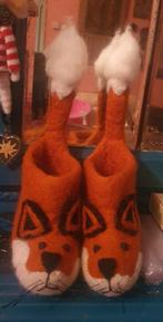 Vilten vossen slofjes maat 20/21 .., Ophalen, Jongetje of Meisje, Slofjes