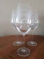 Wijn en cognac glazen, Glas of Glazen, Gebruikt, Ophalen of Verzenden, Glas