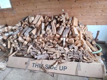 haardhout droog  2 a 3 kuub + haardzuiger en 2 big bags beschikbaar voor biedingen