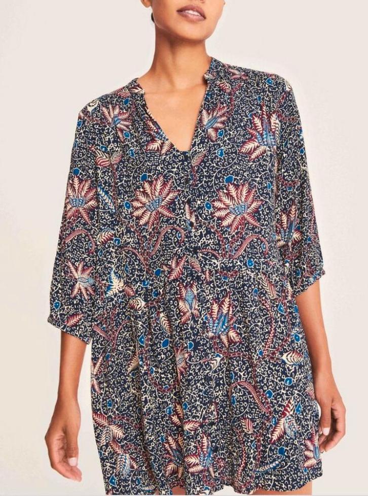 Ba&sh bash print jurk nieuw, Kleding | Dames, Jurken, Nieuw, Maat 36 (S), Overige kleuren, Boven de knie, Ophalen of Verzenden