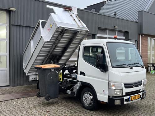 Mitsubishi Canter 3S13 3.0 Automaat Veegvuilkipper zijlader, Auto's, Bestelauto's, Bedrijf, Te koop, ABS, Airconditioning, Alarm