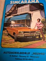 Jaren 70 Simca Matra LX 530 Simca rama Simca 1200 S coupé, Boeken, Auto's | Folders en Tijdschriften, Ophalen of Verzenden