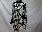 EXQUISS'S  zwart/creme poncho/trui - maat M / L, Kleding | Dames, Maat 38/40 (M), Nieuw, Ophalen of Verzenden, EXQUISSE'S