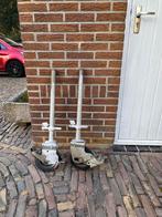 Twee rolsteiger wielen custers, Doe-het-zelf en Verbouw, Steigers, Ophalen, Zo goed als nieuw, Rolsteiger of Kamersteiger, 5 meter of hoger