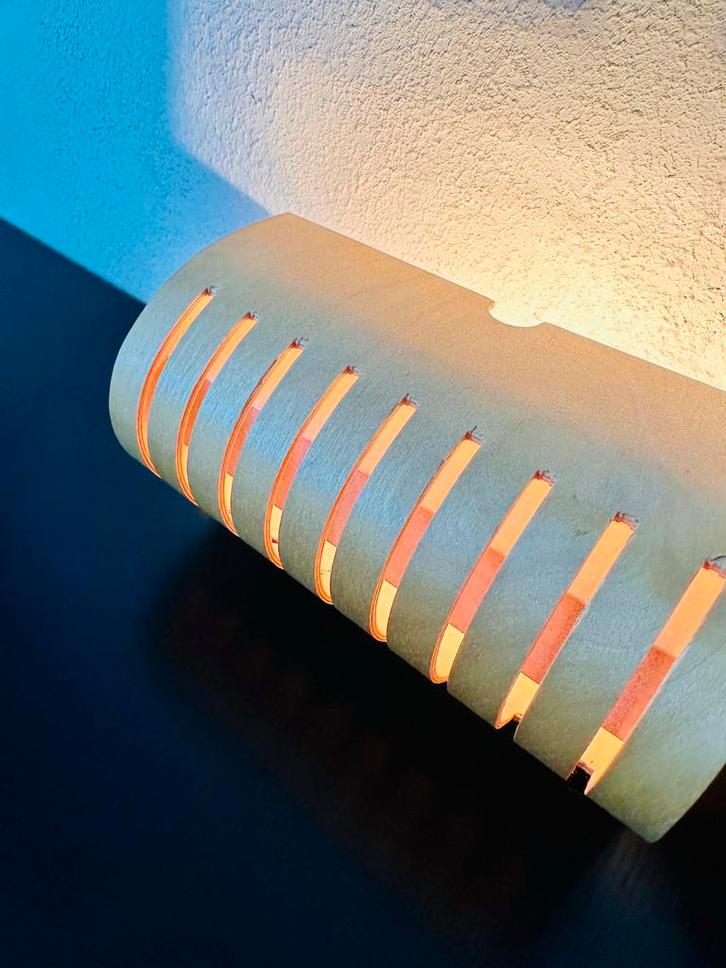Vintage IKEA VS912 Houten Wandlamp - Scandinavisch Design, Huis en Inrichting, Lampen | Wandlampen, Zo goed als nieuw, Hout, Ophalen of Verzenden