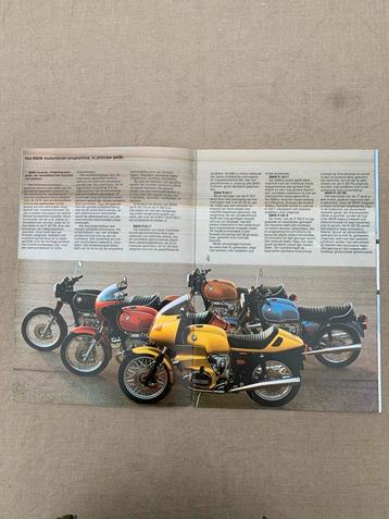 BMW Motor Brochure R100RS, R100S, R100/7, R80/7, R60/7 ,1977 beschikbaar voor biedingen