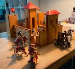 Prachtig kasteel (Schlingl) + ridders etc. (Schleich & Papo), Ophalen, Zo goed als nieuw