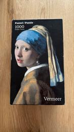 Puzzel 1000 stuks Vermeer Meisje met de Parel, Hobby en Vrije tijd, Ophalen of Verzenden, 500 t/m 1500 stukjes, Zo goed als nieuw