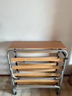 Inklapbaar bed op wieltjes - ruimtebesparend!, Huis en Inrichting, Slaapkamer | Bedden, Ophalen, Gebruikt, 90 cm, Eenpersoons
