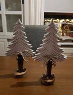 2 deco kerstboompjes, Diversen, Kerst, Ophalen of Verzenden, Gebruikt