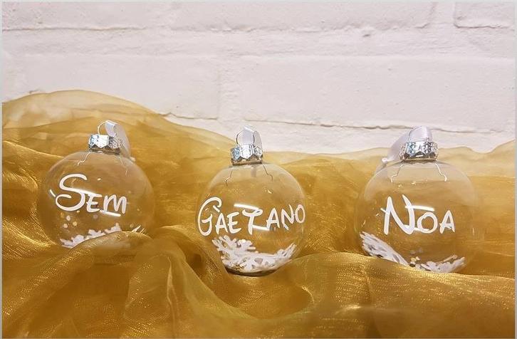 Persoonlijke kerstbal – transparant, Diversen, Kerst, Nieuw, Ophalen